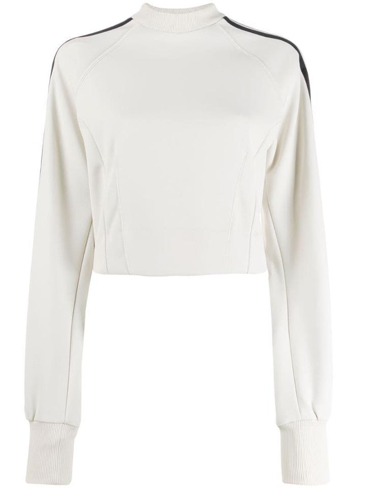 Y-3 Wide Sleeve Cropped Jumper - Neutrals