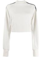 Y-3 Wide Sleeve Cropped Jumper - Neutrals
