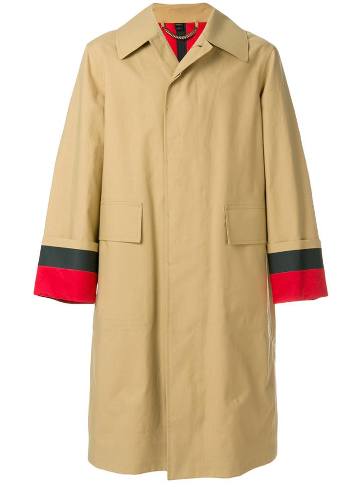 Burberry Oversized Car Trench Coat - Brown
