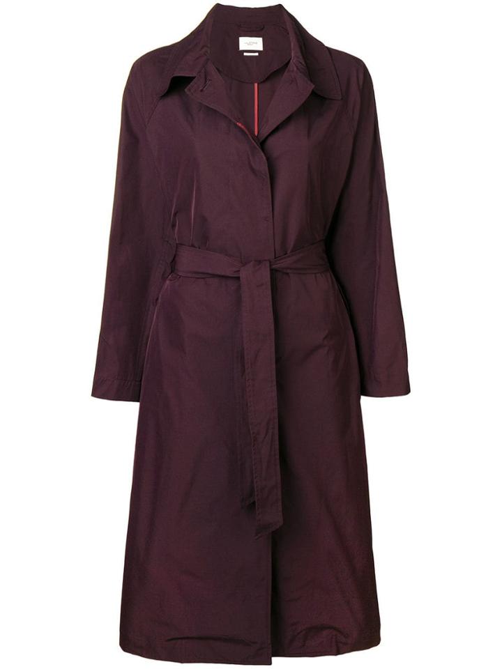 Isabel Marant Étoile Belted Single-breasted Coat - Purple