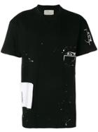A-cold-wall* Paint Splatter Effect T-shirt - Black