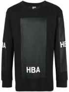Hood By Air Glitter Box Sweatshirt - Black