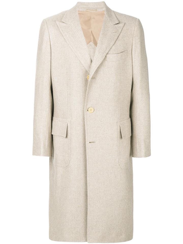 Kiton Cashmere Coat - Nude & Neutrals