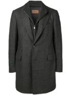 Corneliani Zipped Single-breasted Coat - Grey