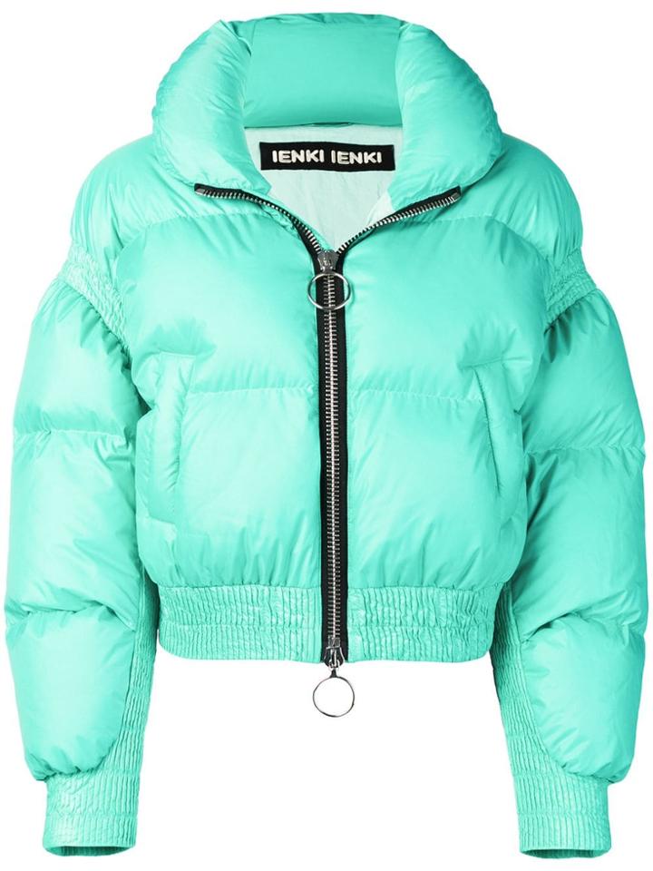 Ienki Ienki Cropped Puffer Jacket - Green