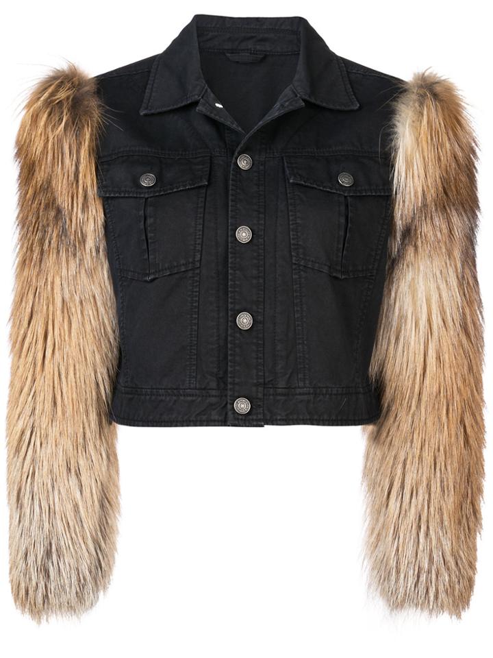 Cinq A Sept Emmy Fury Sleeve Jacket - Black