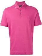 Z Zegna Classic Polo Shirt, Men's, Size: Small, Pink/purple, Cotton