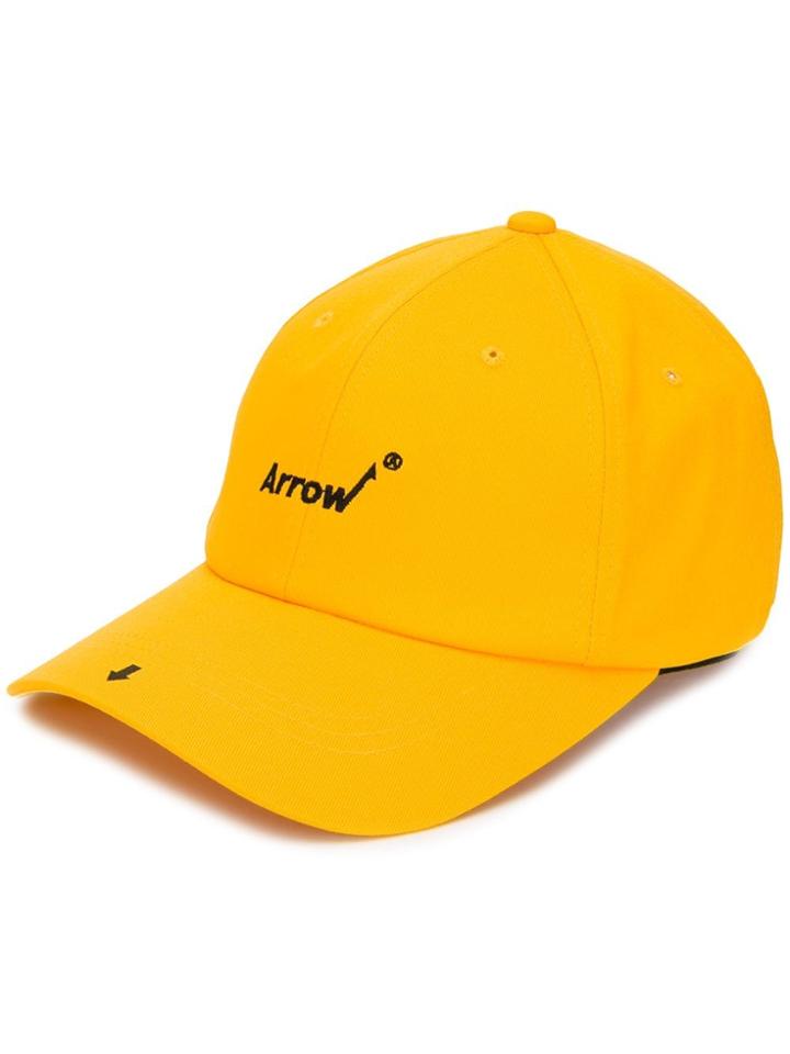 Ader Error Embroidered Logo Baseball Cap - Yellow
