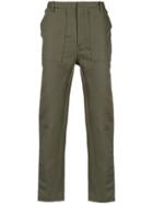 Egrey Straight Trousers - Green