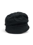 Horisaki Design & Handel Messenger Cap, Men's, Size: Large, Black, Linen/flax