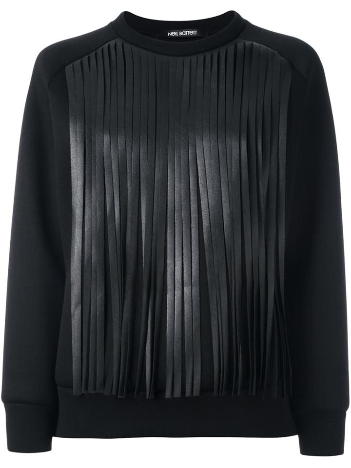 Neil Barrett Fringed Sweatshirt