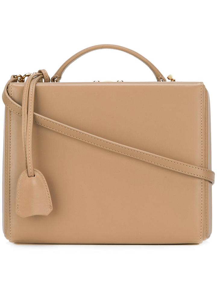 Mark Cross Laura Tote, Women's, Brown, Leather