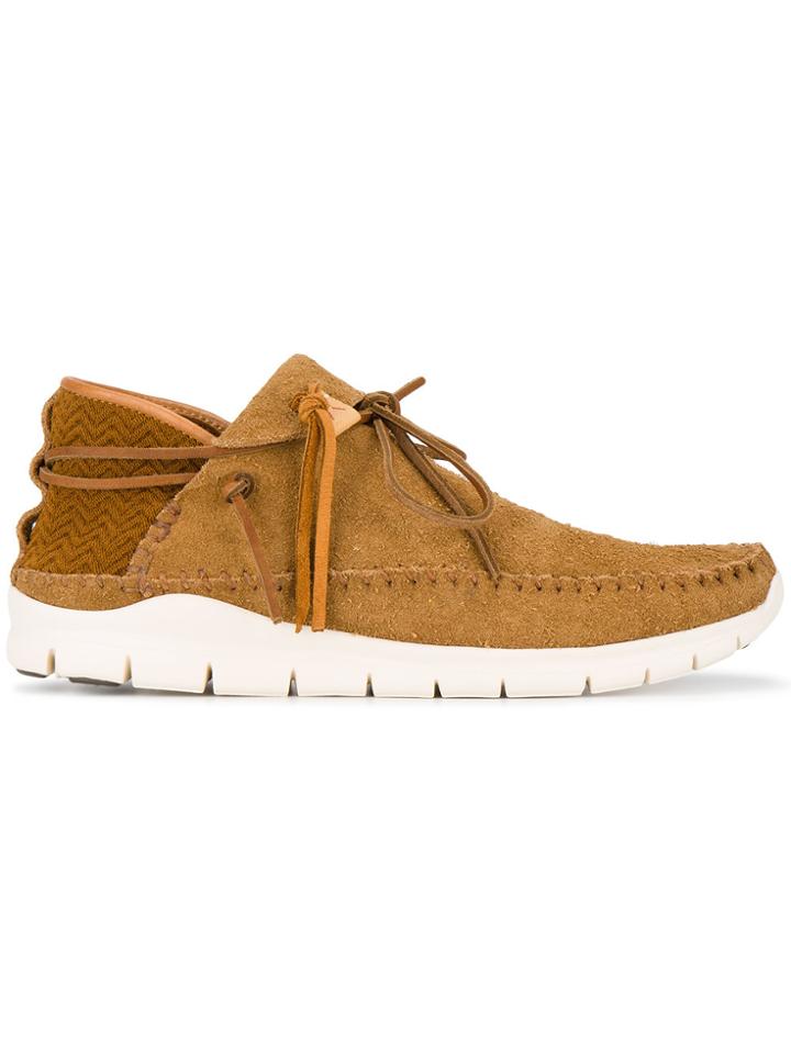 Visvim Brown Ute Moc Folk Sneakers