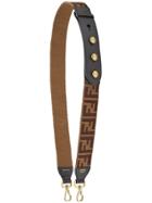 Fendi Ff Logo Bag Strap - Brown