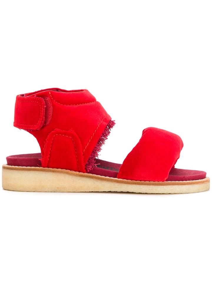 Bernhard Willhelm Play Sandals - Red