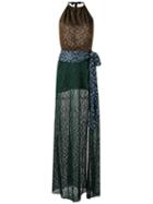 Knit Maxi Dress - Women - Viscose - M, Brown, Viscose, Cecilia Prado