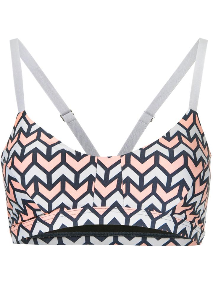 The Upside Geometric Print Sports Bra - Multicolour