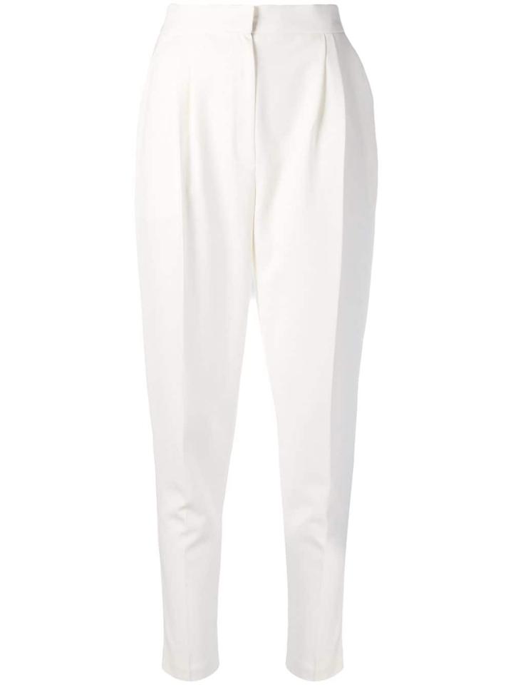 Loulou Slim-fit Tailored Trousers - White