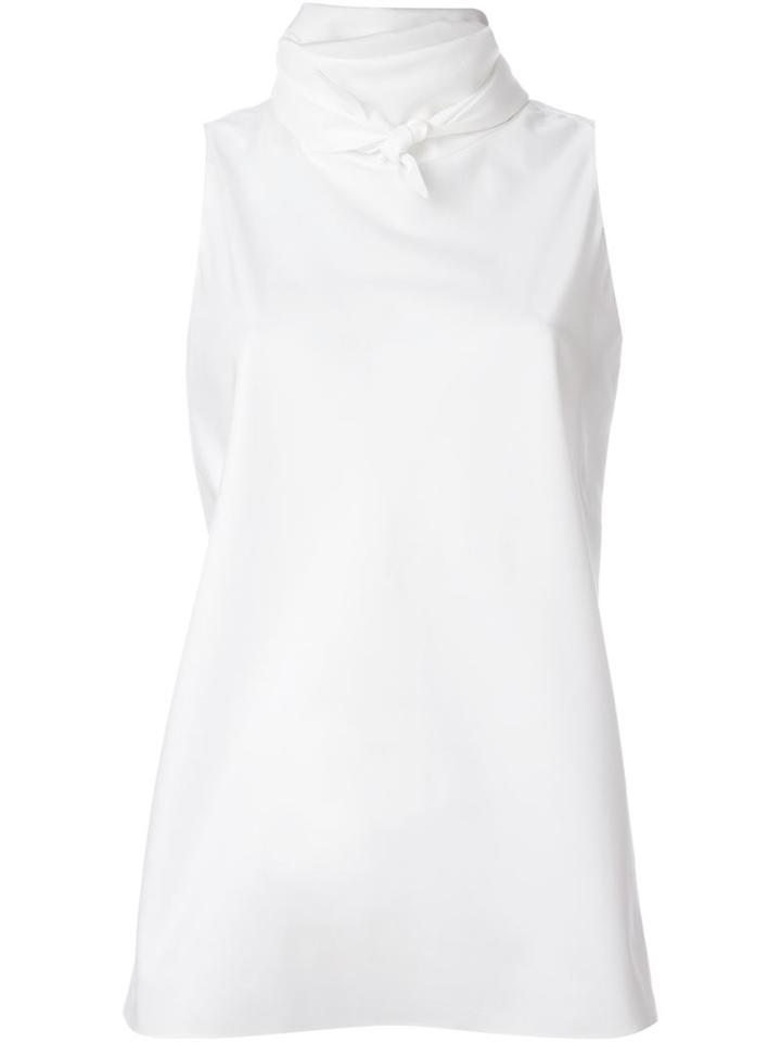 The Row Tie Collar Top