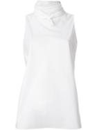 The Row Tie Collar Top