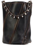 Proenza Schouler - Medium 'hex' Whipstitch Bucket Bag - Women - Calf Leather - One Size, Women's, Black, Calf Leather