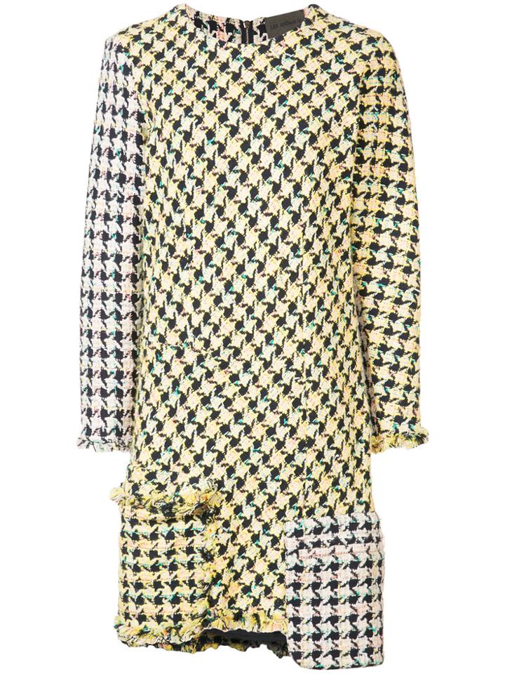 Les Animaux Cut Off Pocket Dress - Yellow & Orange
