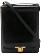 Hermès Vintage Long Flap Shoulder Bag - Black