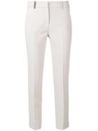Peserico Cigarette Trousers - Neutrals