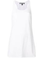 Fisico Sleeveless Tank Dress - White