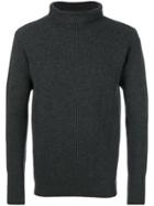 Drumohr Round Neck Knit Sweater - Blue