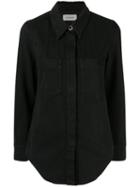 Lemaire Chest Pocket Denim Shirt - Black