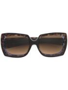 Oliver Goldsmith Square Frame Sunglasses - Brown