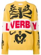 Charles Jeffrey Loverboy Loverboy Intarsia Sweater - Yellow