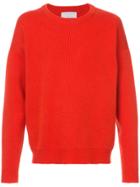 John Elliott Round Neck Sweater - Red