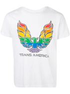 Local Authority Printed 'trans America' T-shirt - White