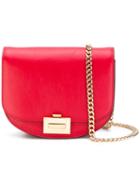 Victoria Beckham - Box With Chain Bag - Women - Calf Leather/metal - One Size, Red, Calf Leather/metal