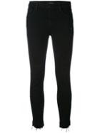 J Brand - Cropped Skinny Jeans - Women - Cotton/spandex/elastane/lyocell - 27, Black, Cotton/spandex/elastane/lyocell