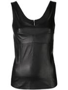 Manokhi Fitted Tank Top - Black