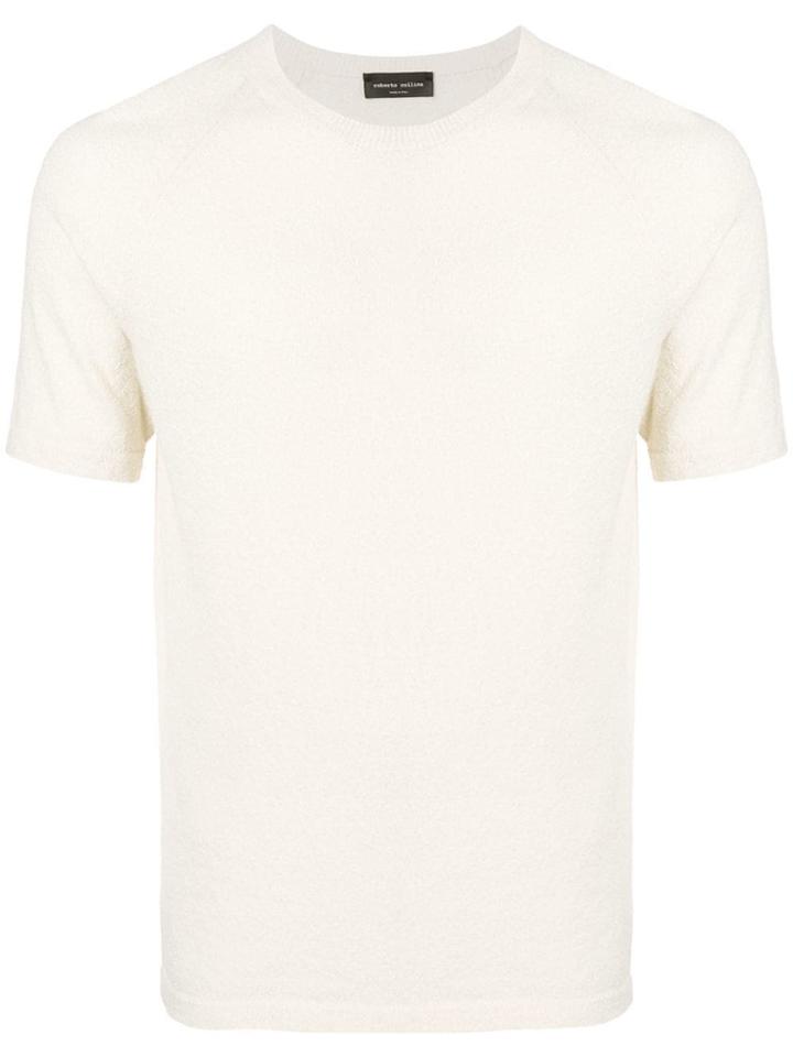 Roberto Collina Basic Knit T-shirt - White