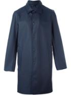 Stutterheim Vasastan Raincoat, Adult Unisex, Size: L, Blue, Pvc/cotton/polyester