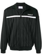 Gaelle Bonheur Pinstripe Track Jacket - Black