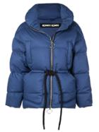 Ienki Ienki Single Breasted Puffer Jacket - Blue