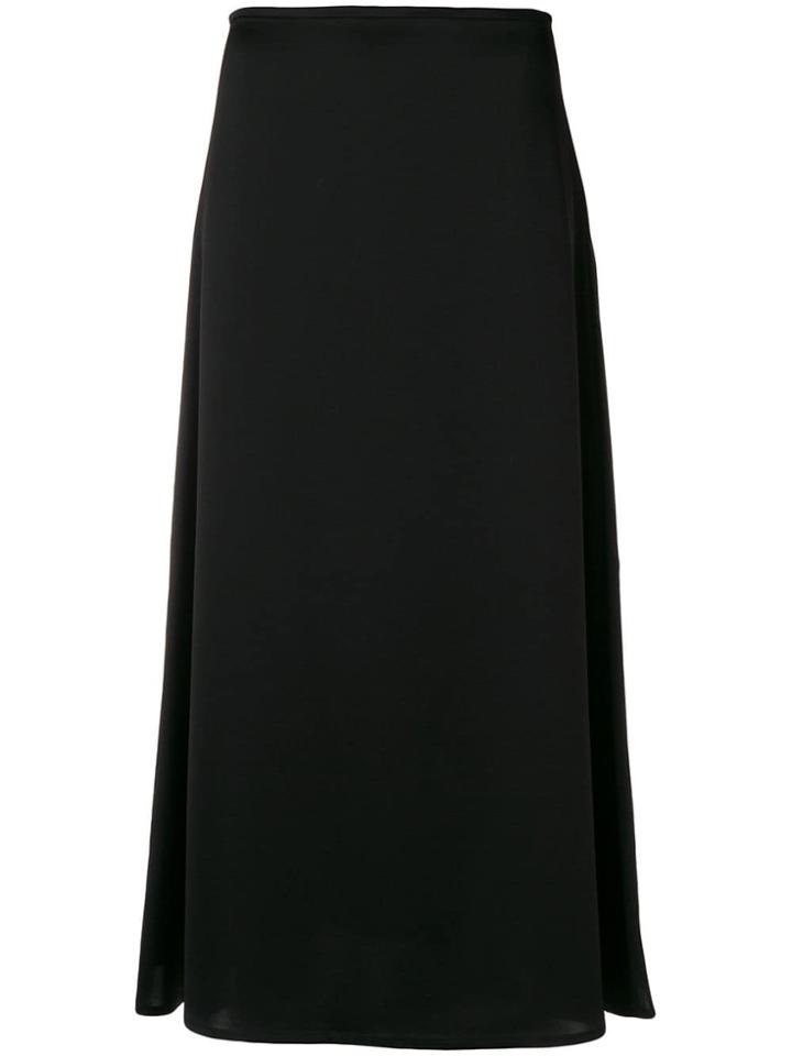 Toteme High-waisted Long Skirt - Black