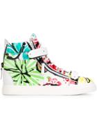 Giuseppe Zanotti Design Coby Hi-top Sneakers, Men's, Size: 44, Leather/rubber
