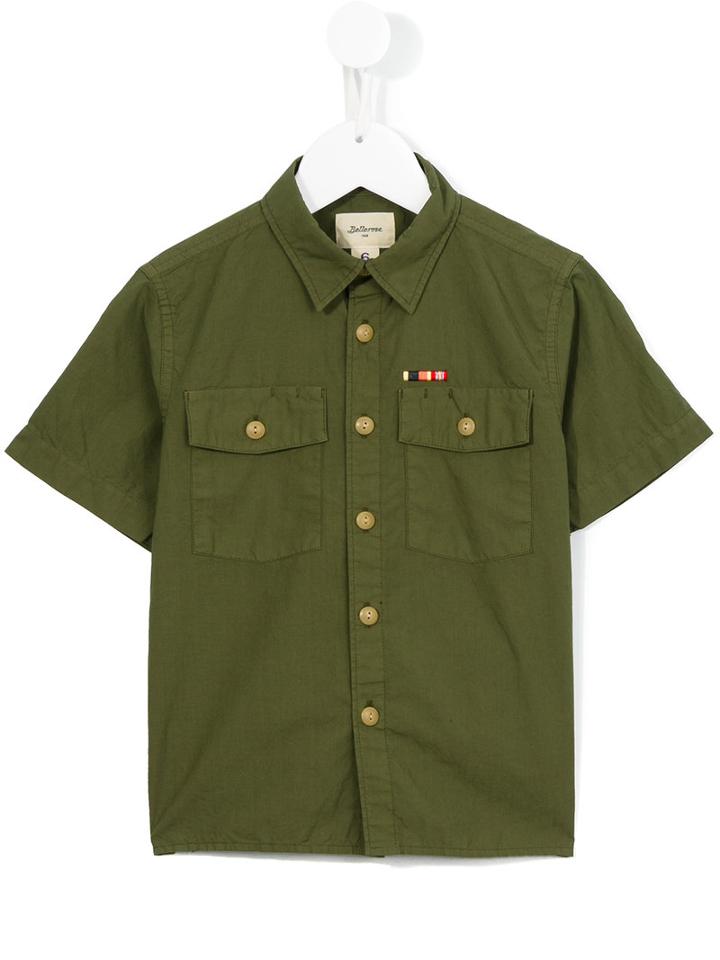 Bellerose Kids Shortsleeved Shirt, Boy's, Size: 6 Yrs, Green