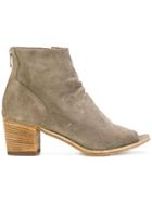 Officine Creative Open Toe Ankle Boots - Neutrals