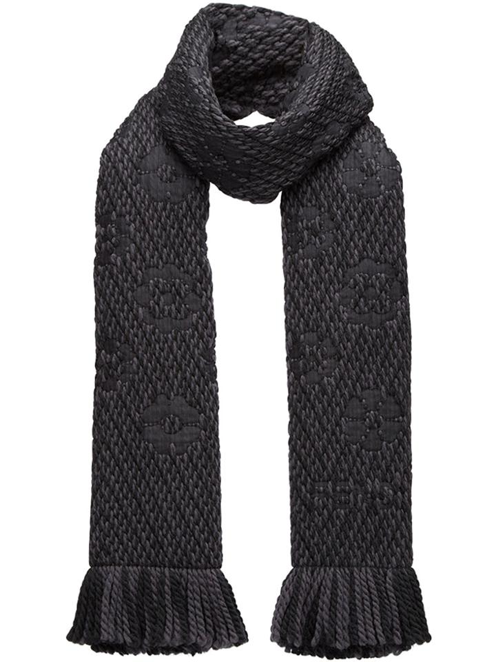 Fendi Flowers Scarf - Black