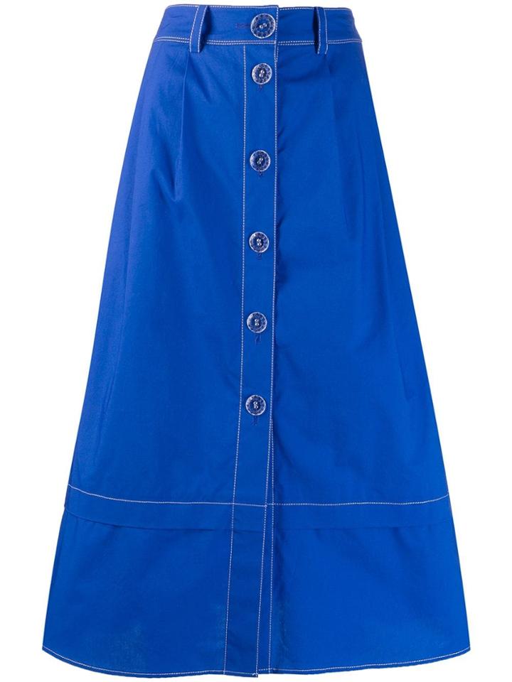 Sjyp High-waisted Skirt - Blue