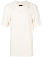 D.gnak Fold Detail T-shirt - White