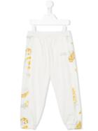 Young Versace Baroque Panel Track Pants, Toddler Girl's, Size: 4 Yrs, Nude/neutrals